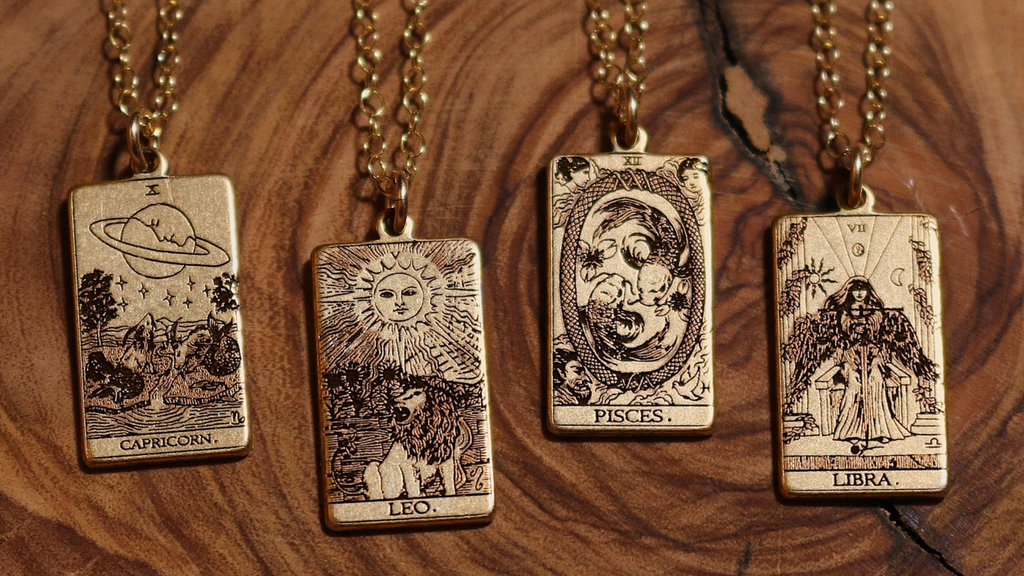 Gold Zodiac Sign Necklaces