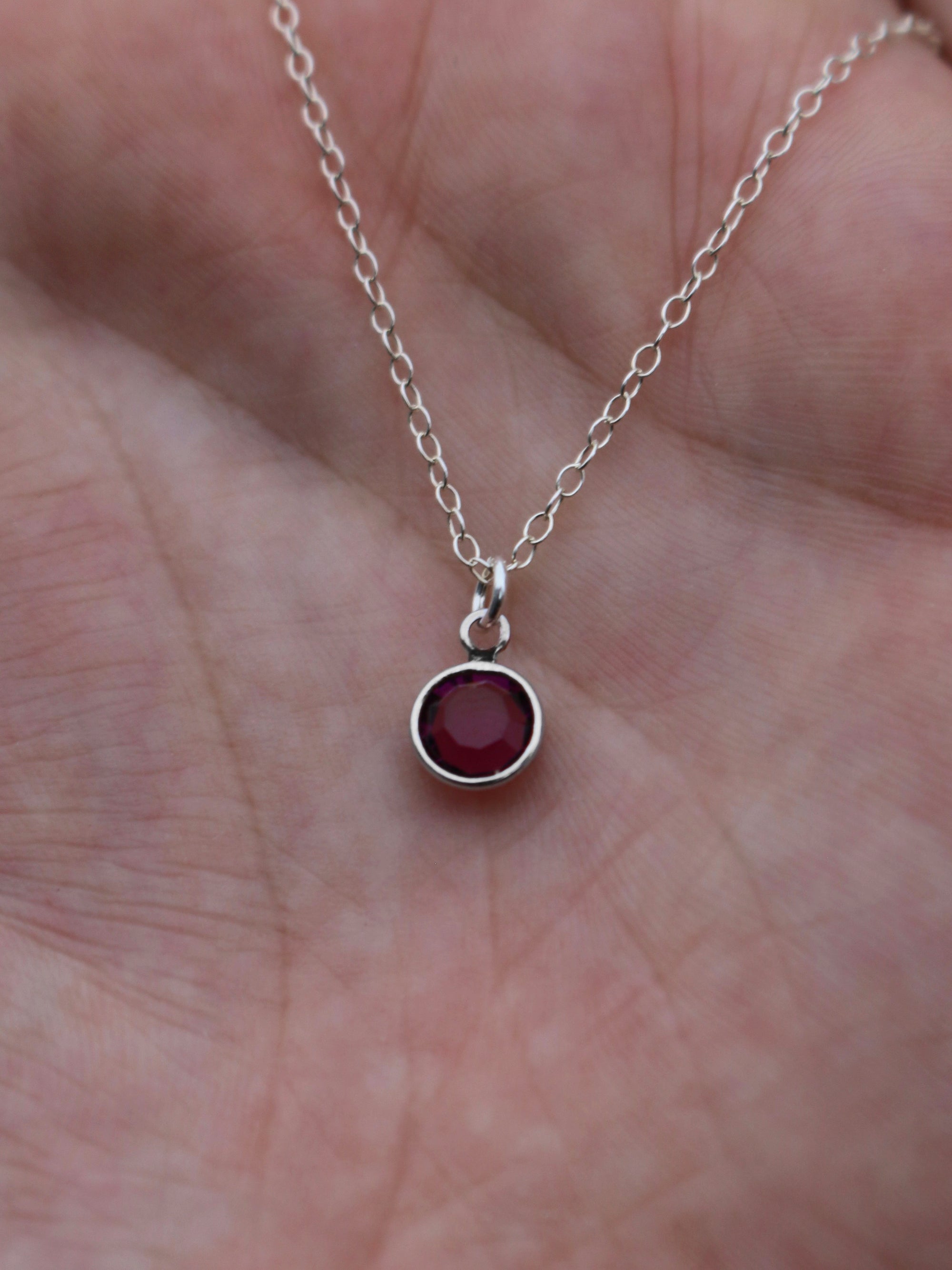 February Birthstone Necklace