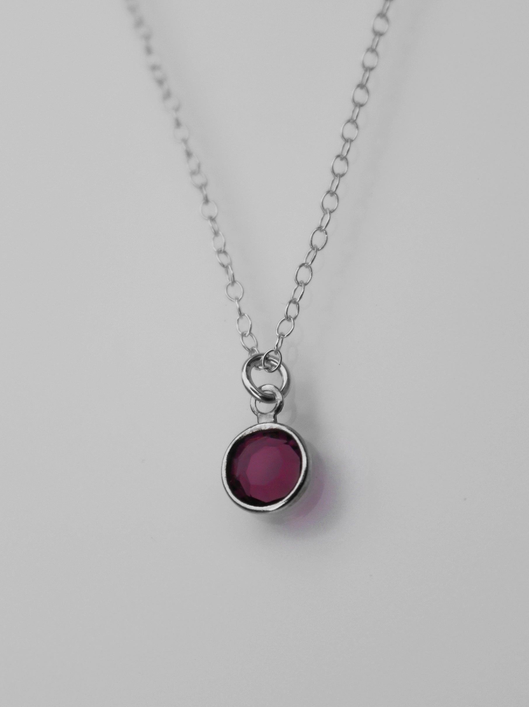 February Birthstone Necklace