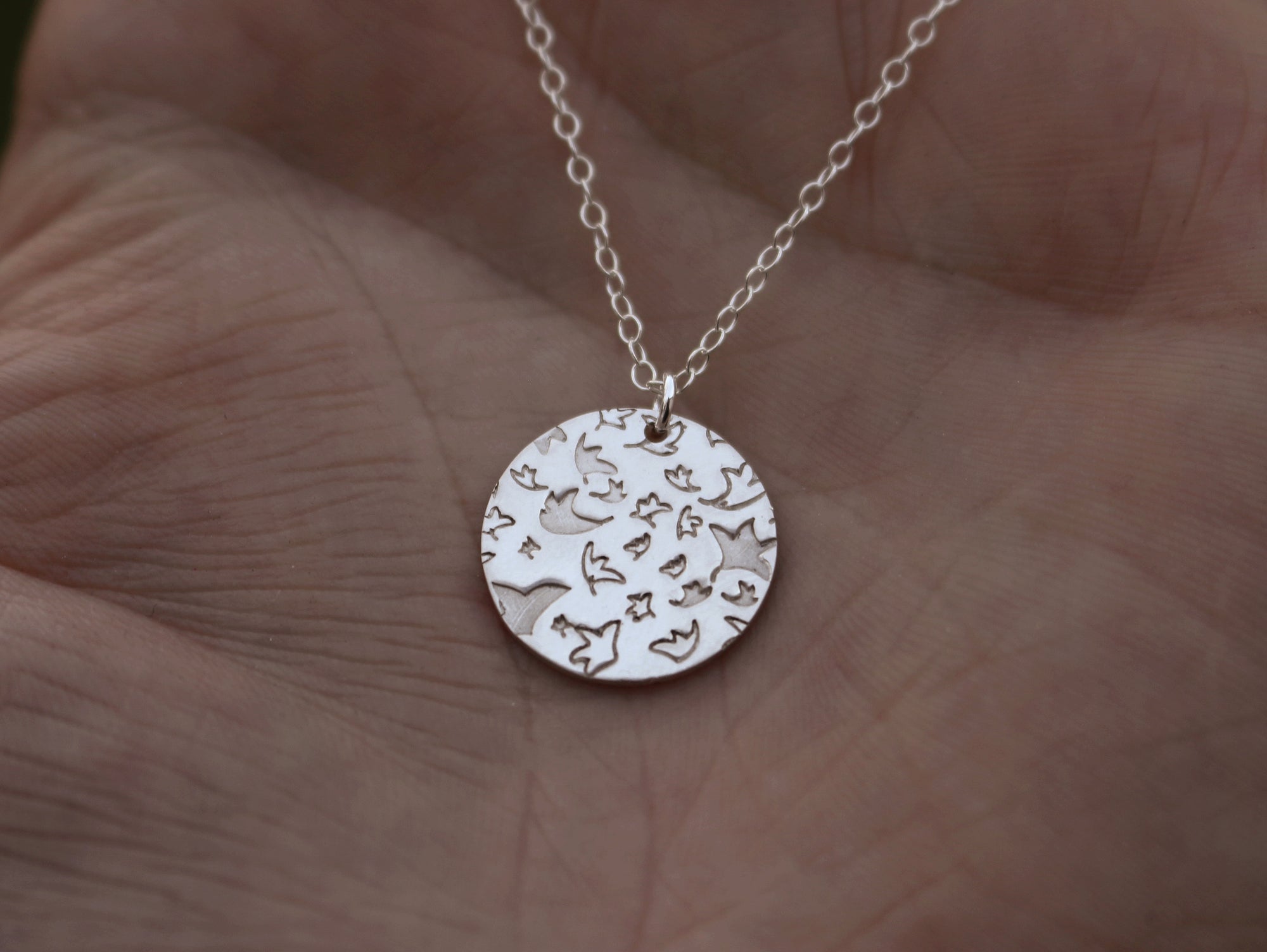 Heartstopper Leaves Necklace - Sterling Silver