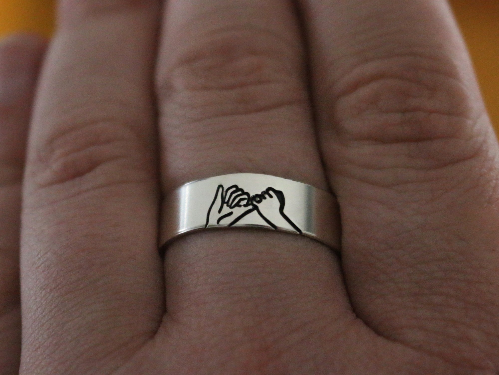 Parent and Child Pinky Swear Ring