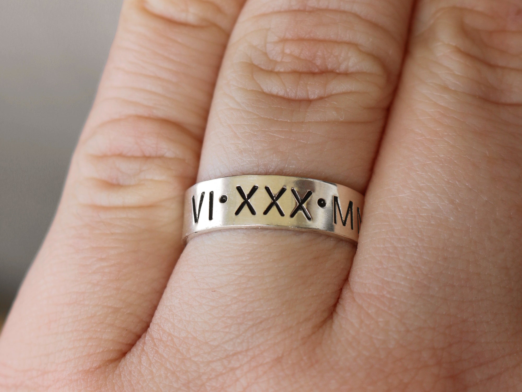 Roman Numeral Ring