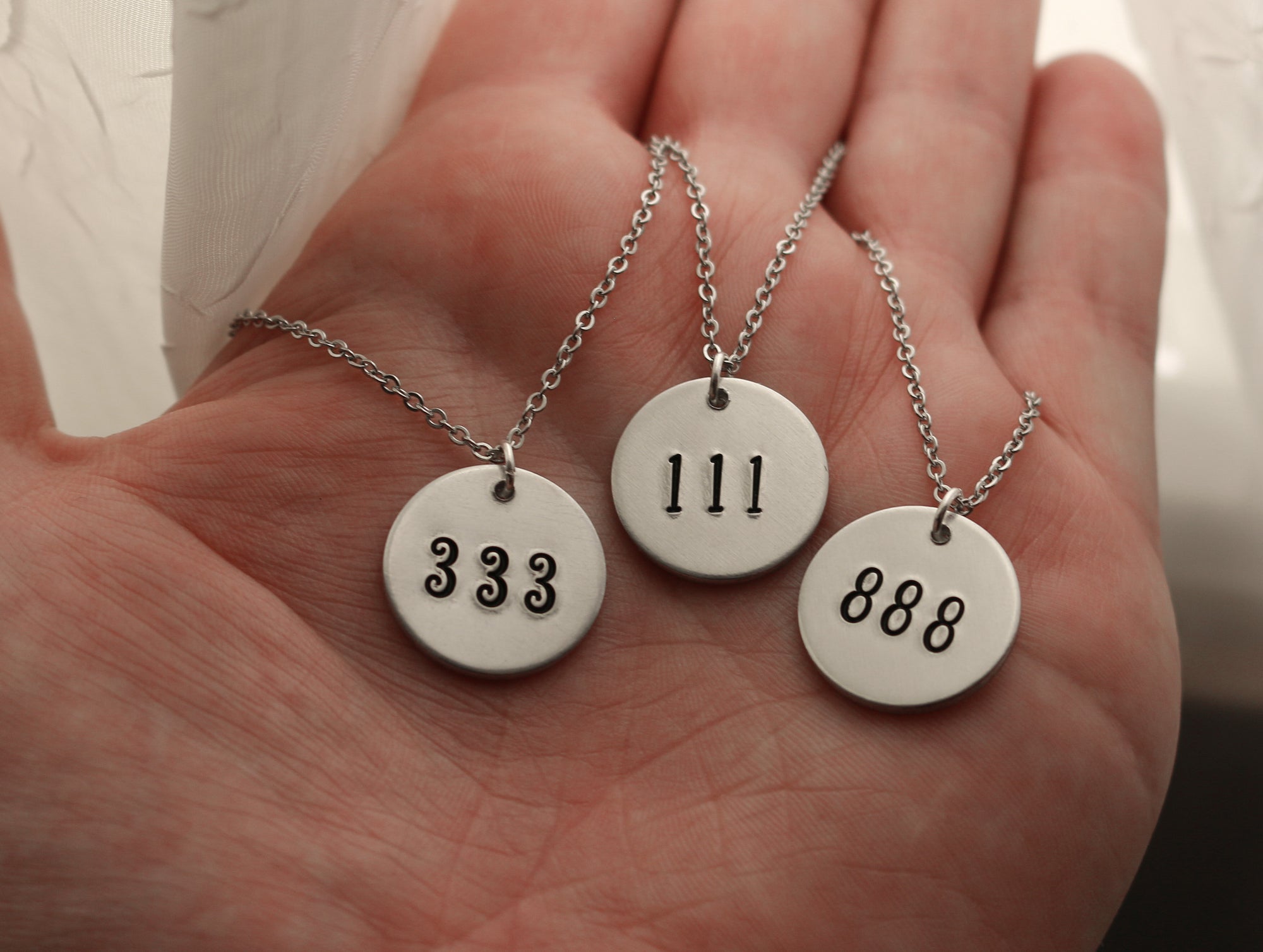 Angel Number Necklace - Round