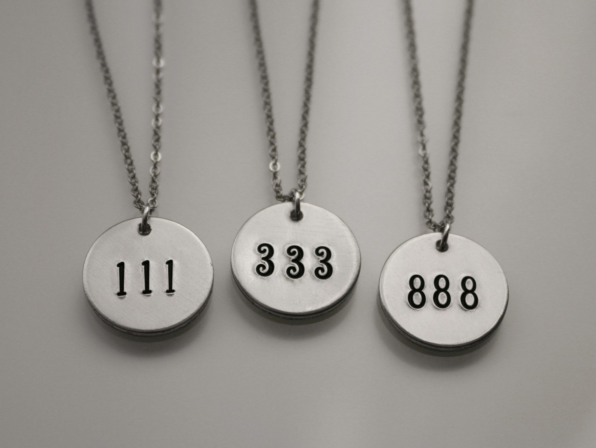 Angel Number Necklace - Round