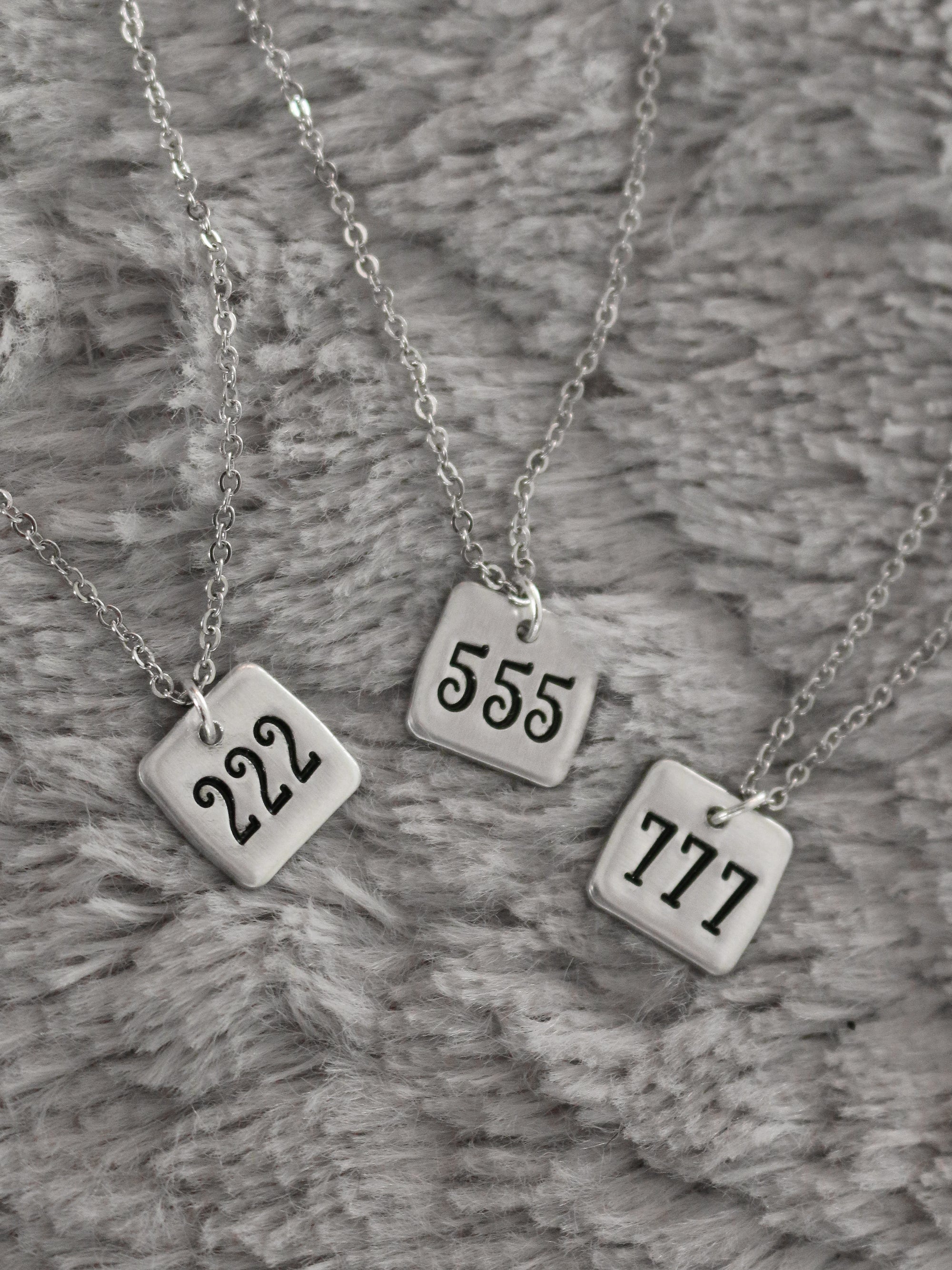 Angel Number Necklace - Square