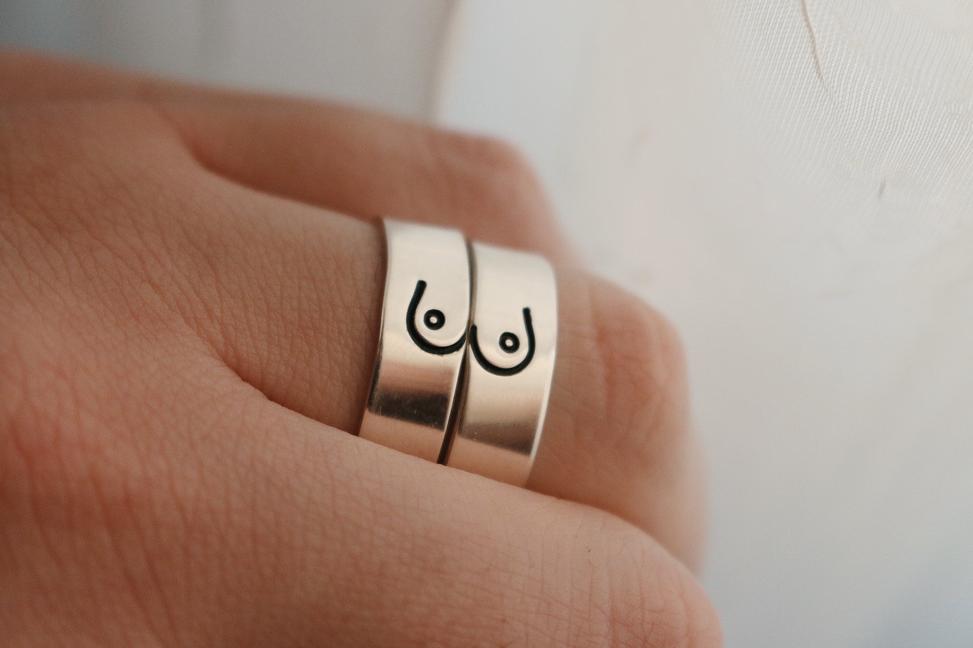 Boobs Ring Set