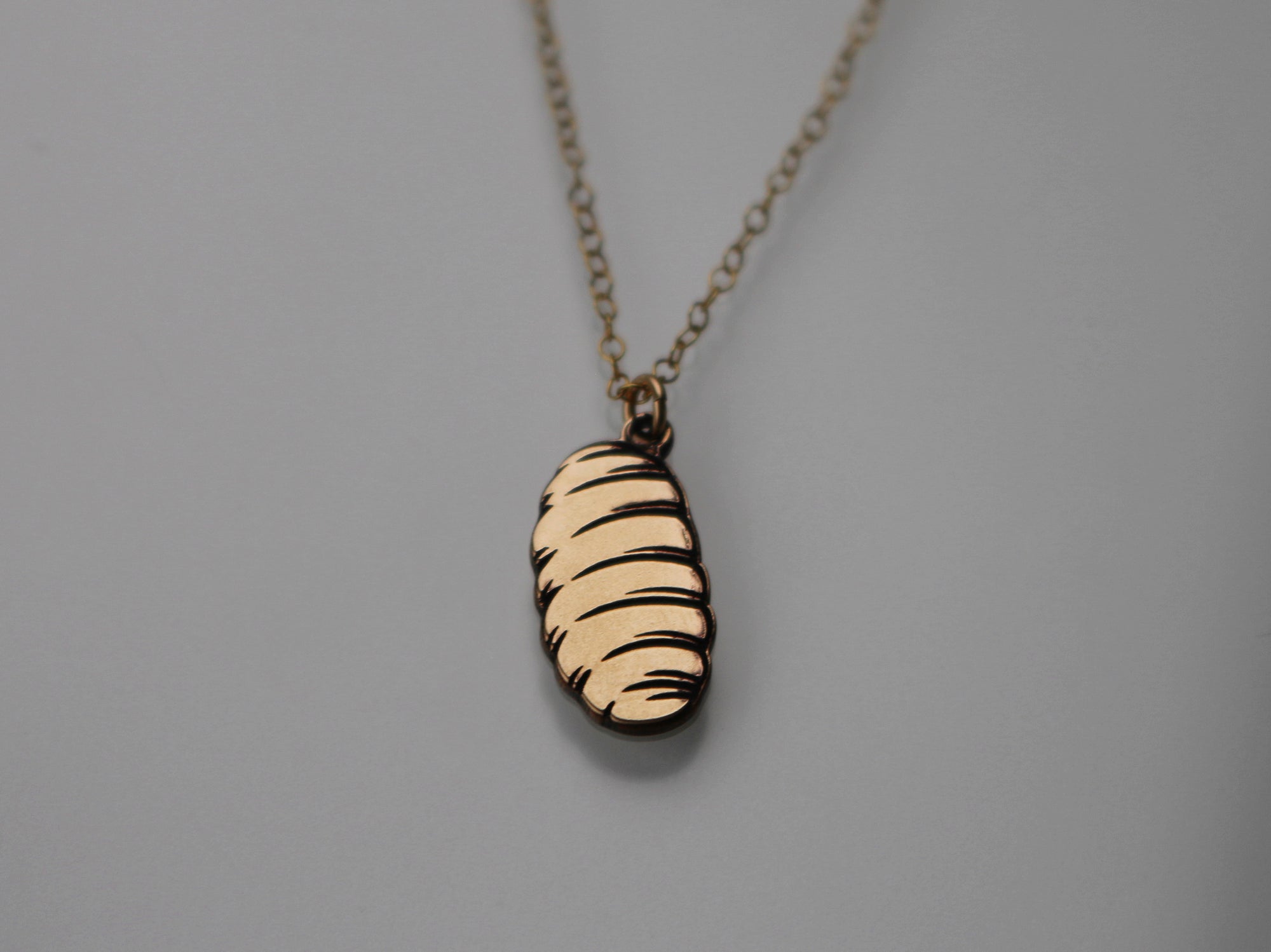 Gnocchi Pasta Necklace - Gold Filled