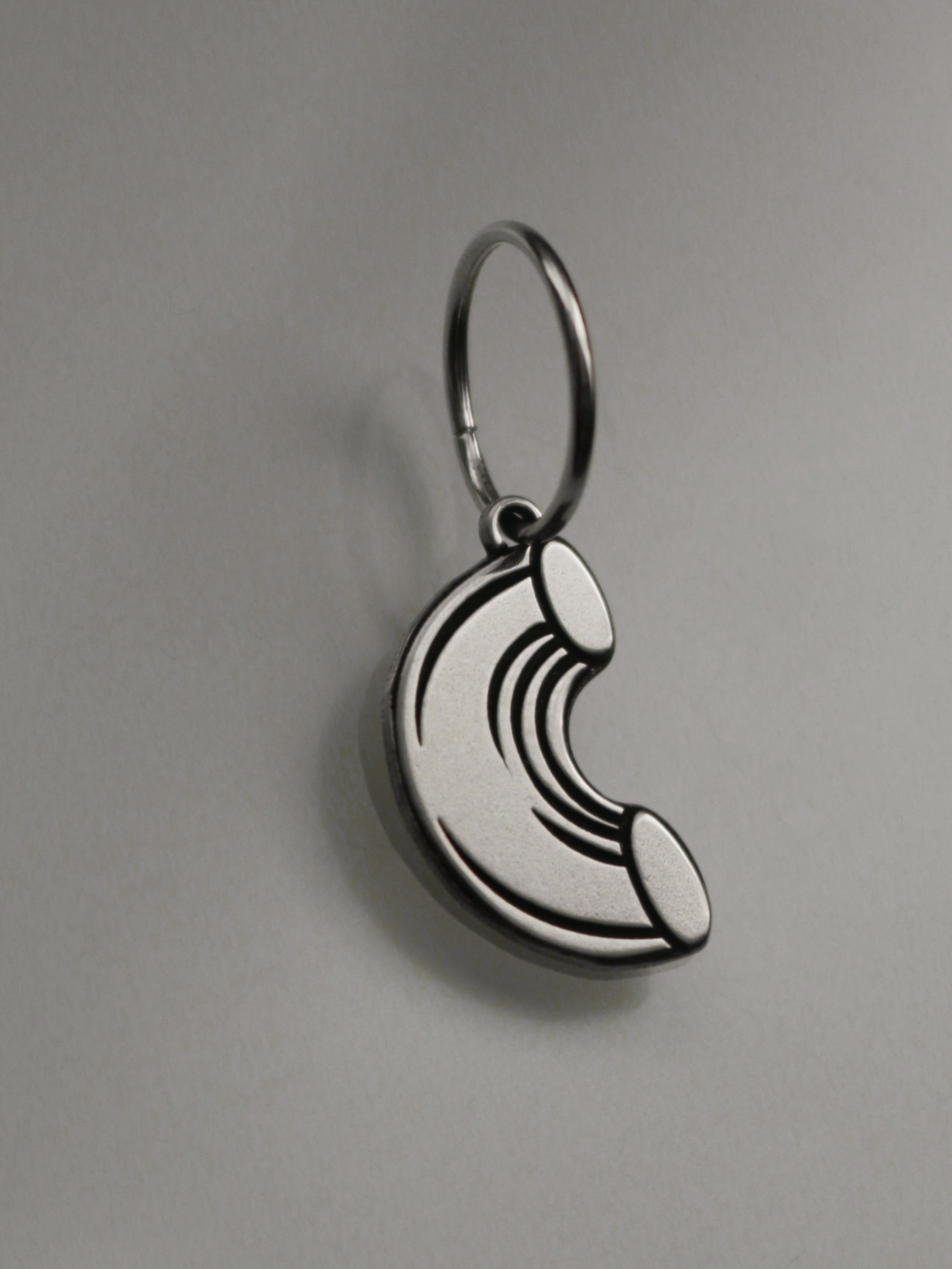 Macaroni Pasta Hoop Earring