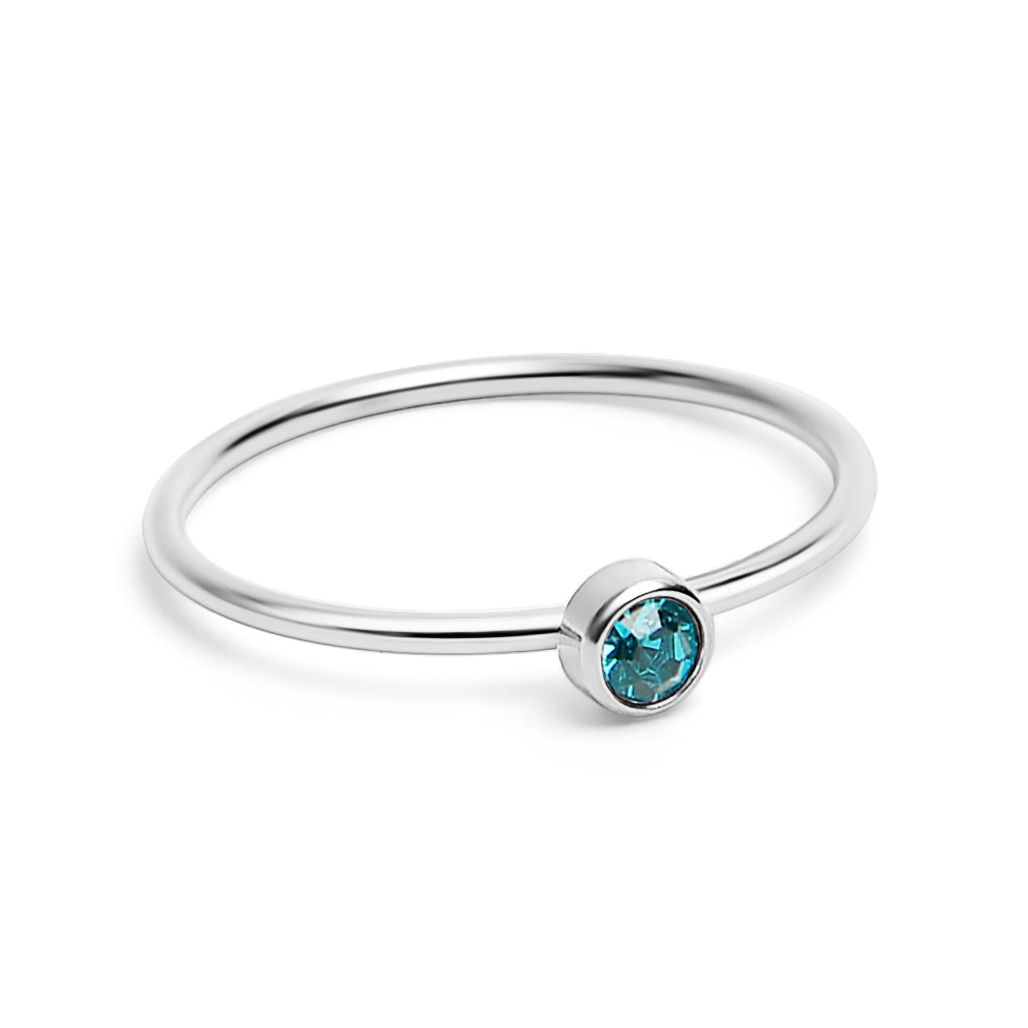March Birthstone Ring