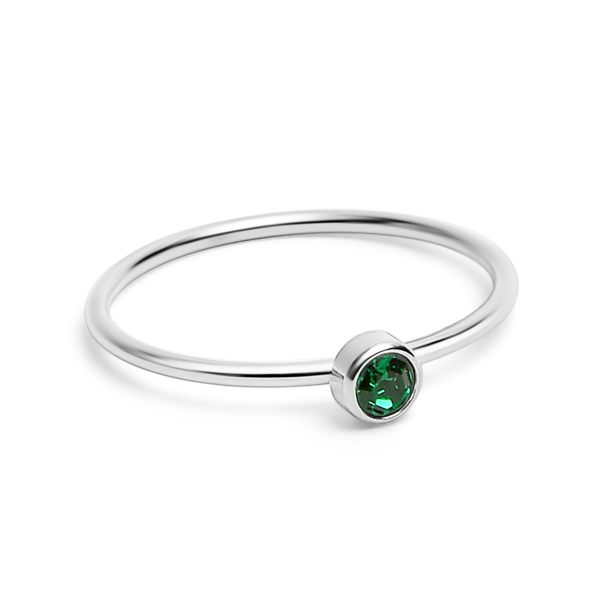 May Birthstone Ring