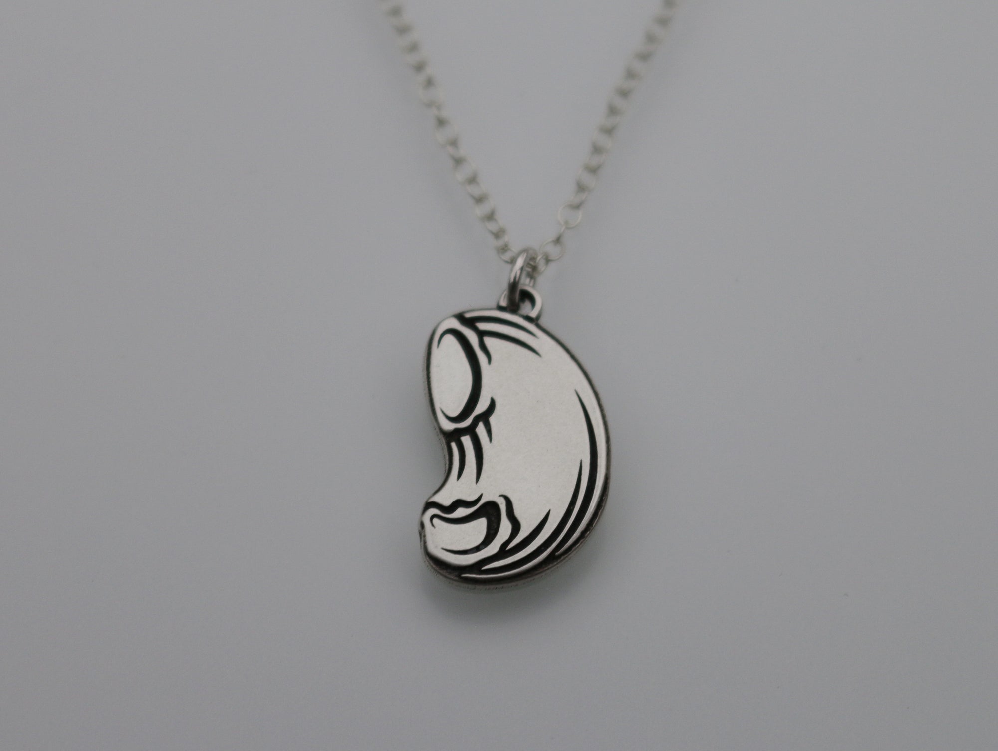 Pipe Rigate Pasta Necklace - Sterling Silver
