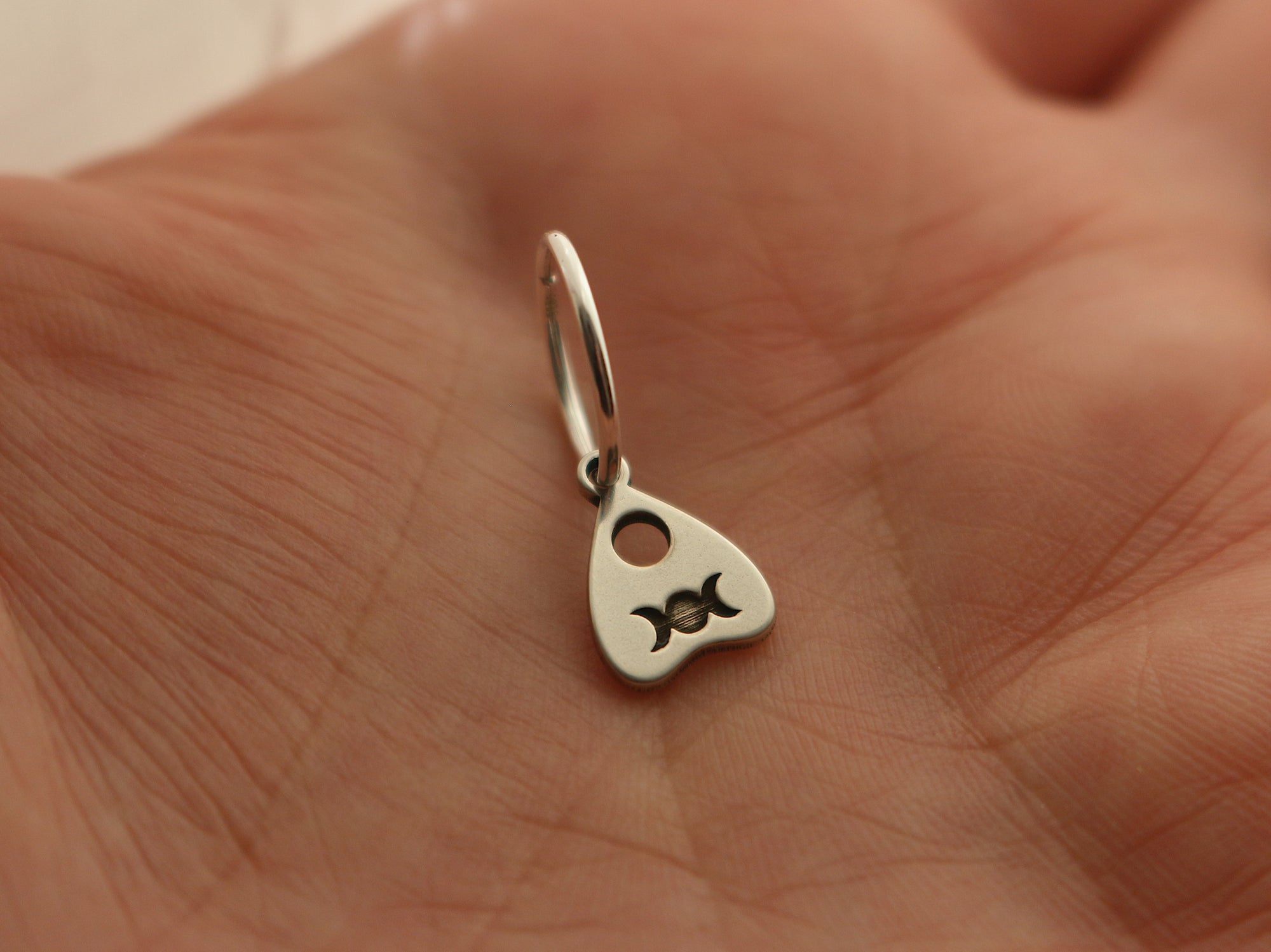 Planchette Hoop Earring