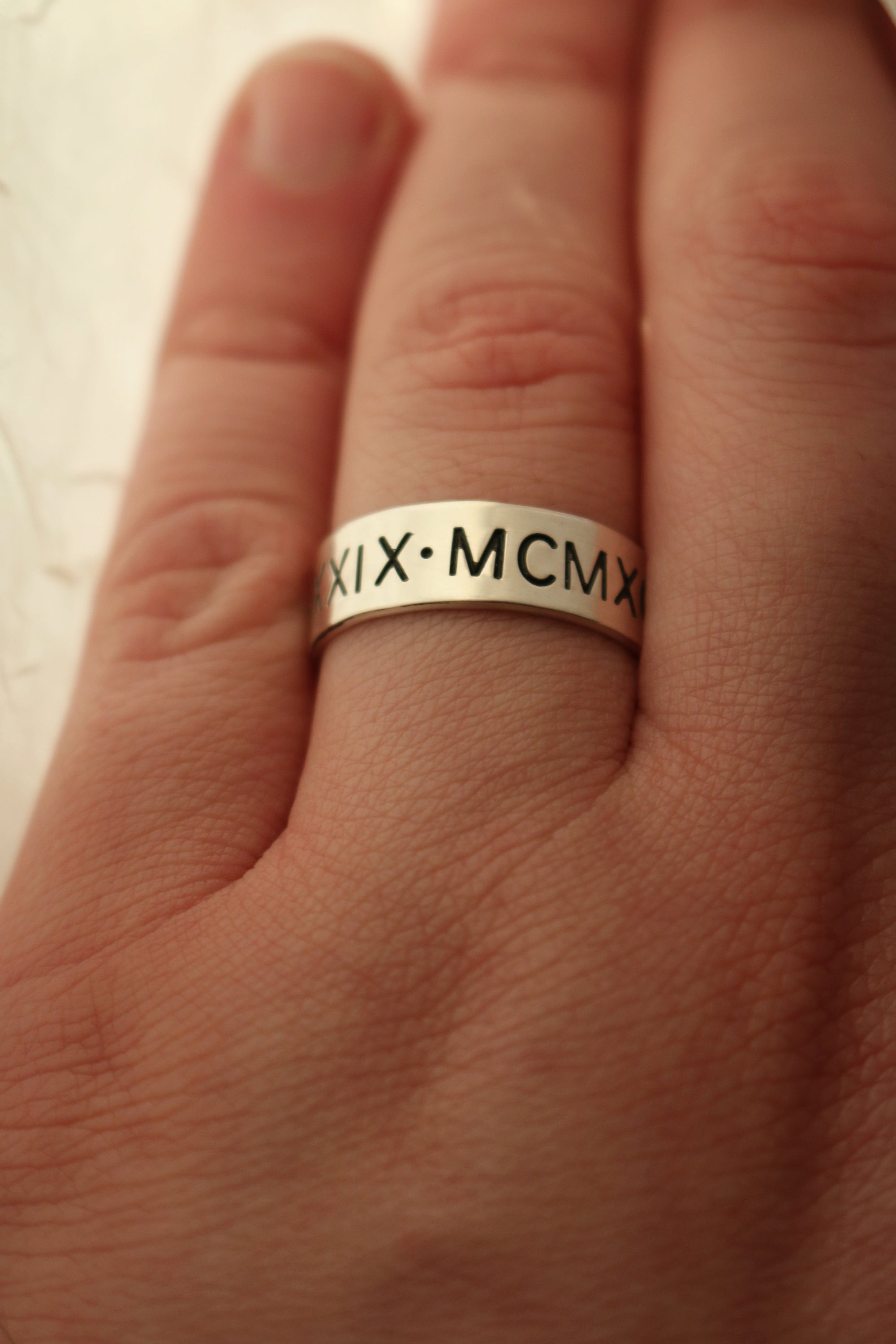 Roman Numeral Ring
