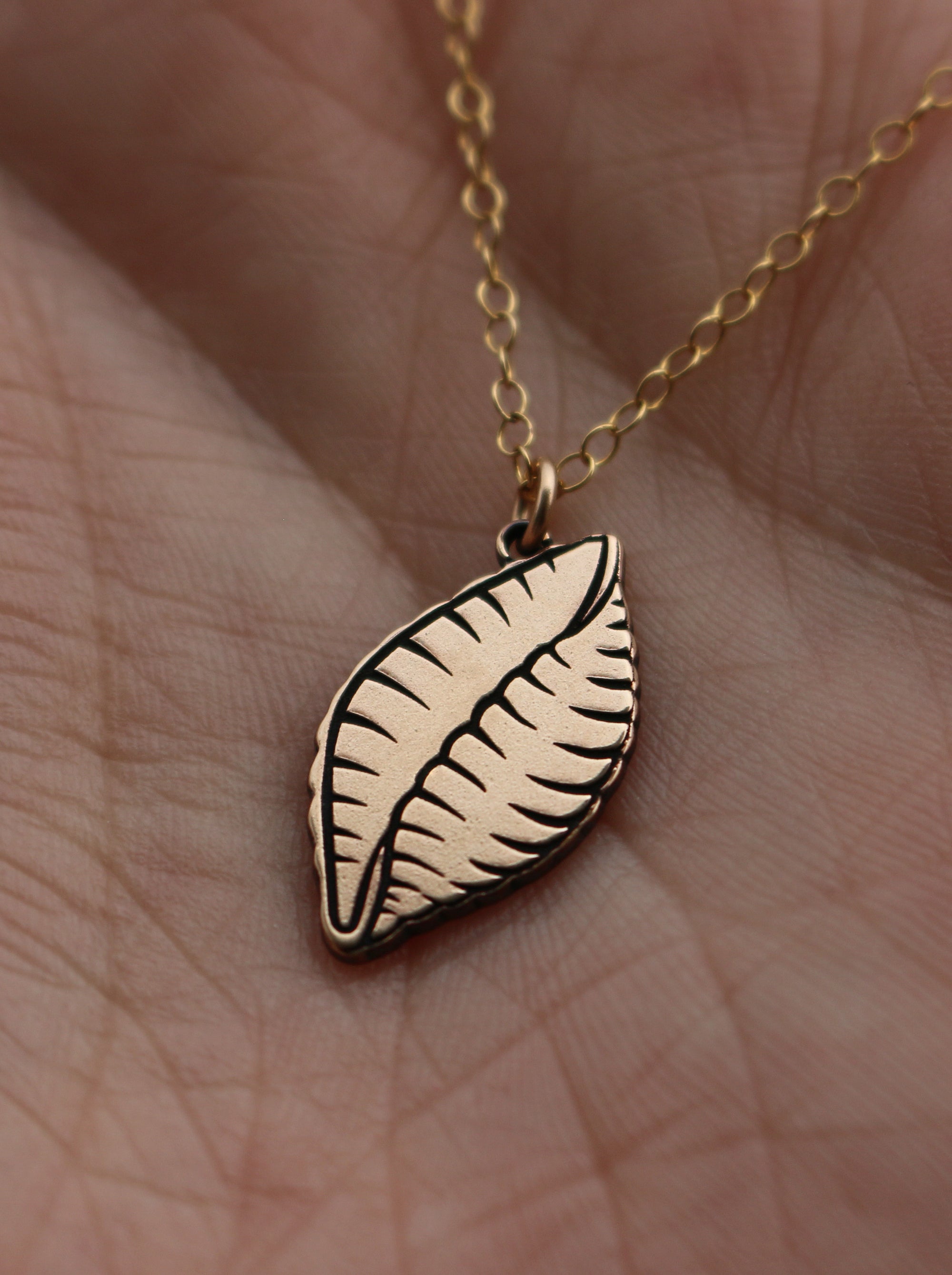 Shell Pasta Necklace - Gold Filled