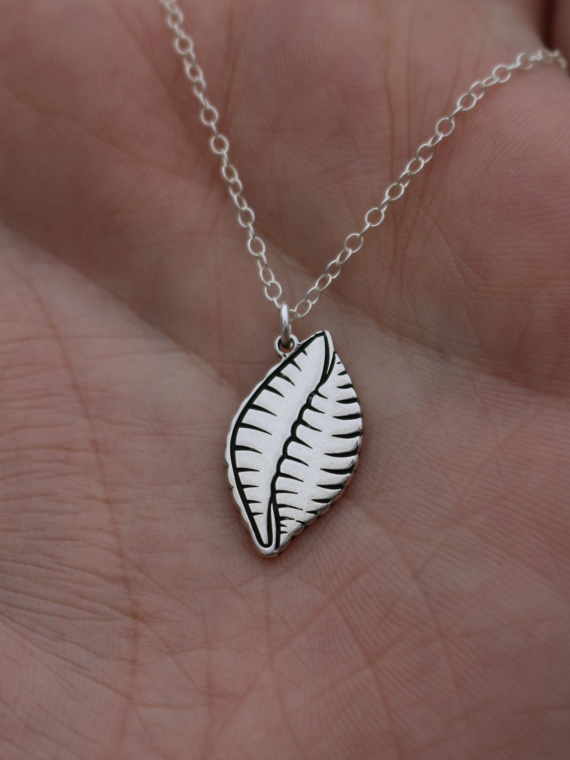 Shell Pasta Necklace - Sterling Silver