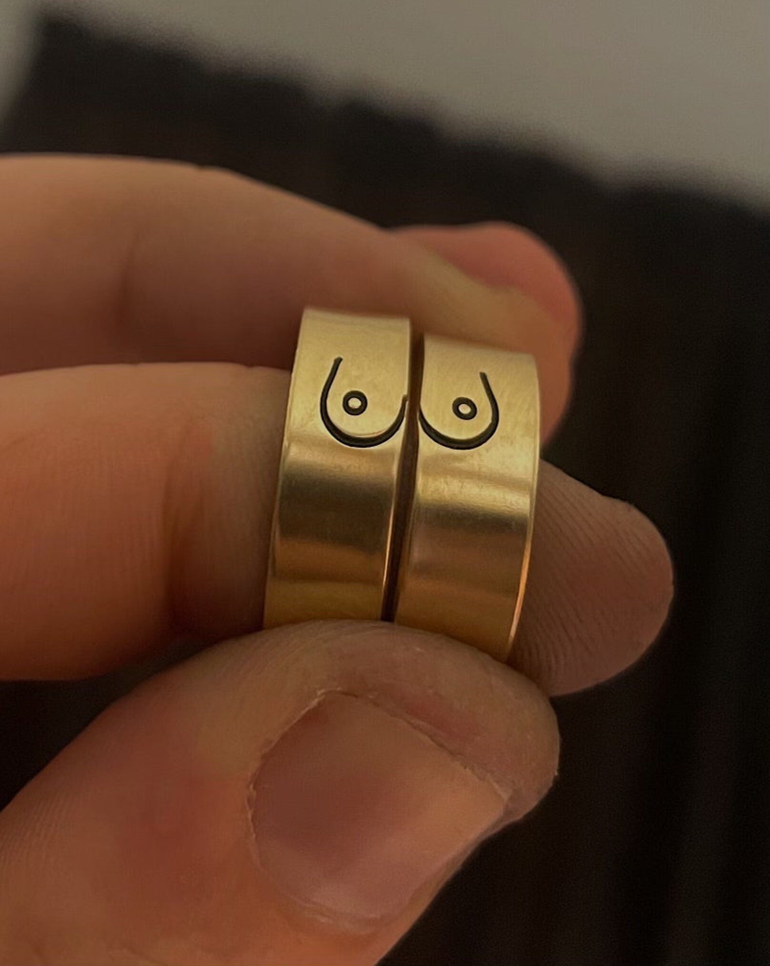 Boobs Ring Set