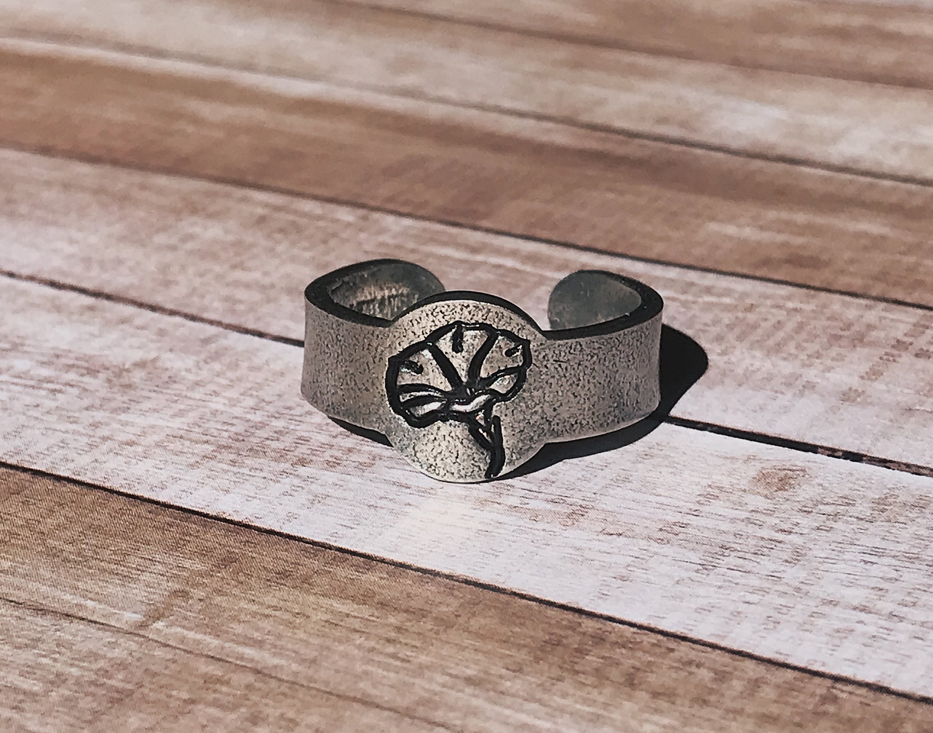 September Birth Flower Ring | Morning Glory Jewelry | Floral Signet Ring | Best Friend Birthday Gifts | Mother's Day Gift | Best Friend Ring