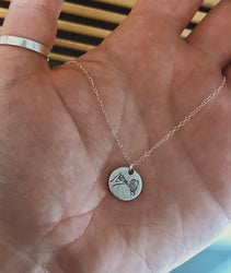 Skeleton Pinky Swear Silver Charm Necklace | Pinky Promise Necklace | Best Friend Birthday Gift | Dainty Silver Necklace | I Swear