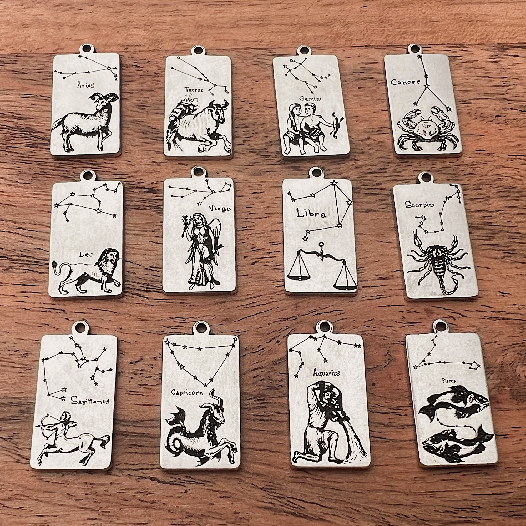 Virgo Dainty Zodiac Sign Necklace - Sterling Silver