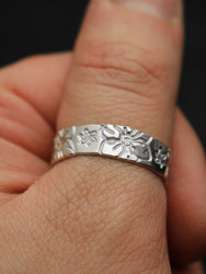 Narcissus Ring | December Birth Flower Ring | Best Friend Gift | 14k Gold Filled or Sterling | Floral Jewelry | December Birth Ring