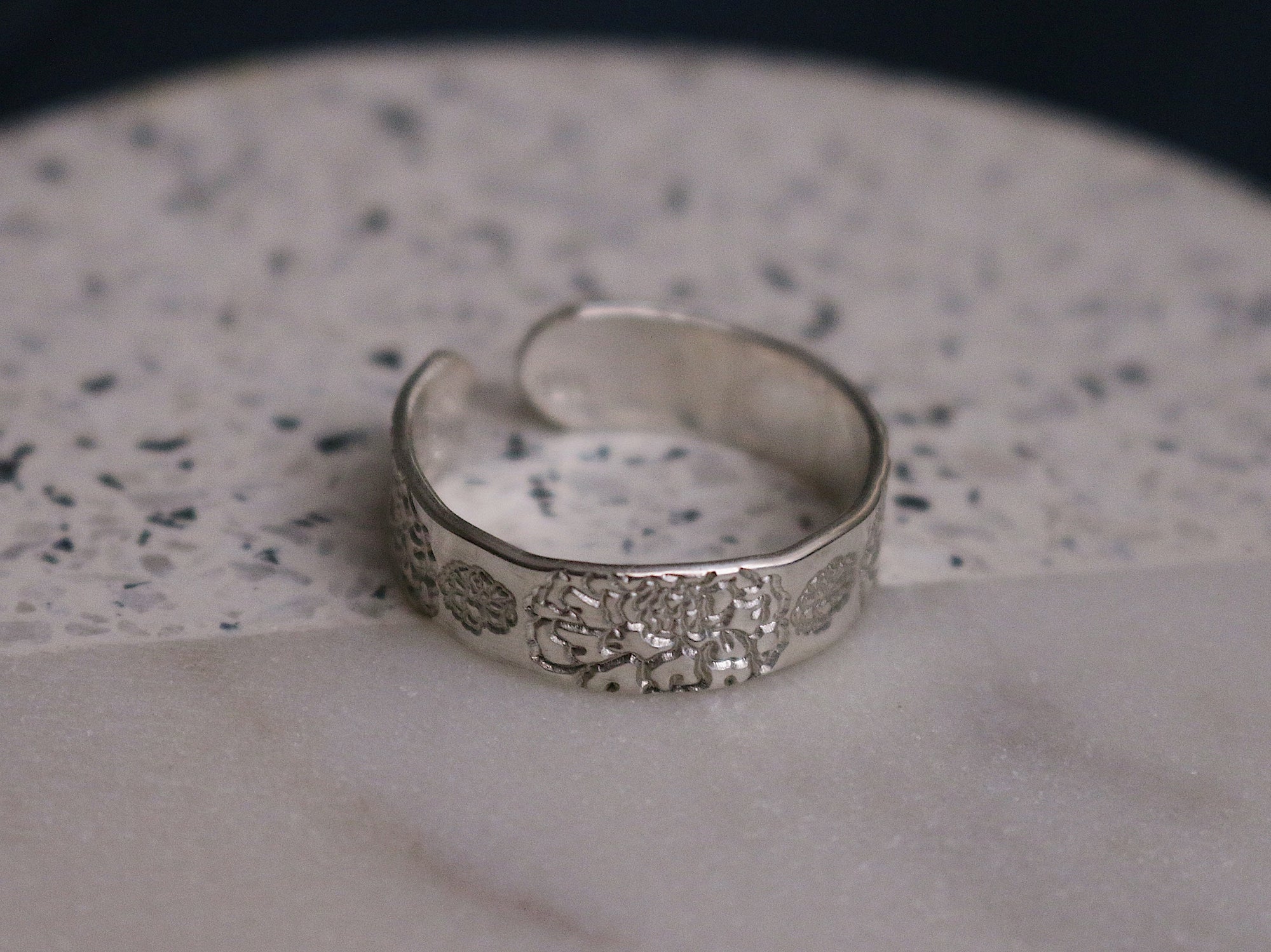 Marigold Ring | October Birth Flower Ring | Best Friend Gift | 14k Gold Filled or Sterling | Floral Jewelry | October Birth Ring