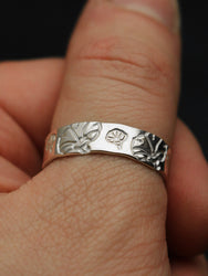 Morning Glory Ring | September Birth Flower Ring | Best Friend Gift | 14k Gold Filled or Sterling | Floral Jewelry | September Birth Ring