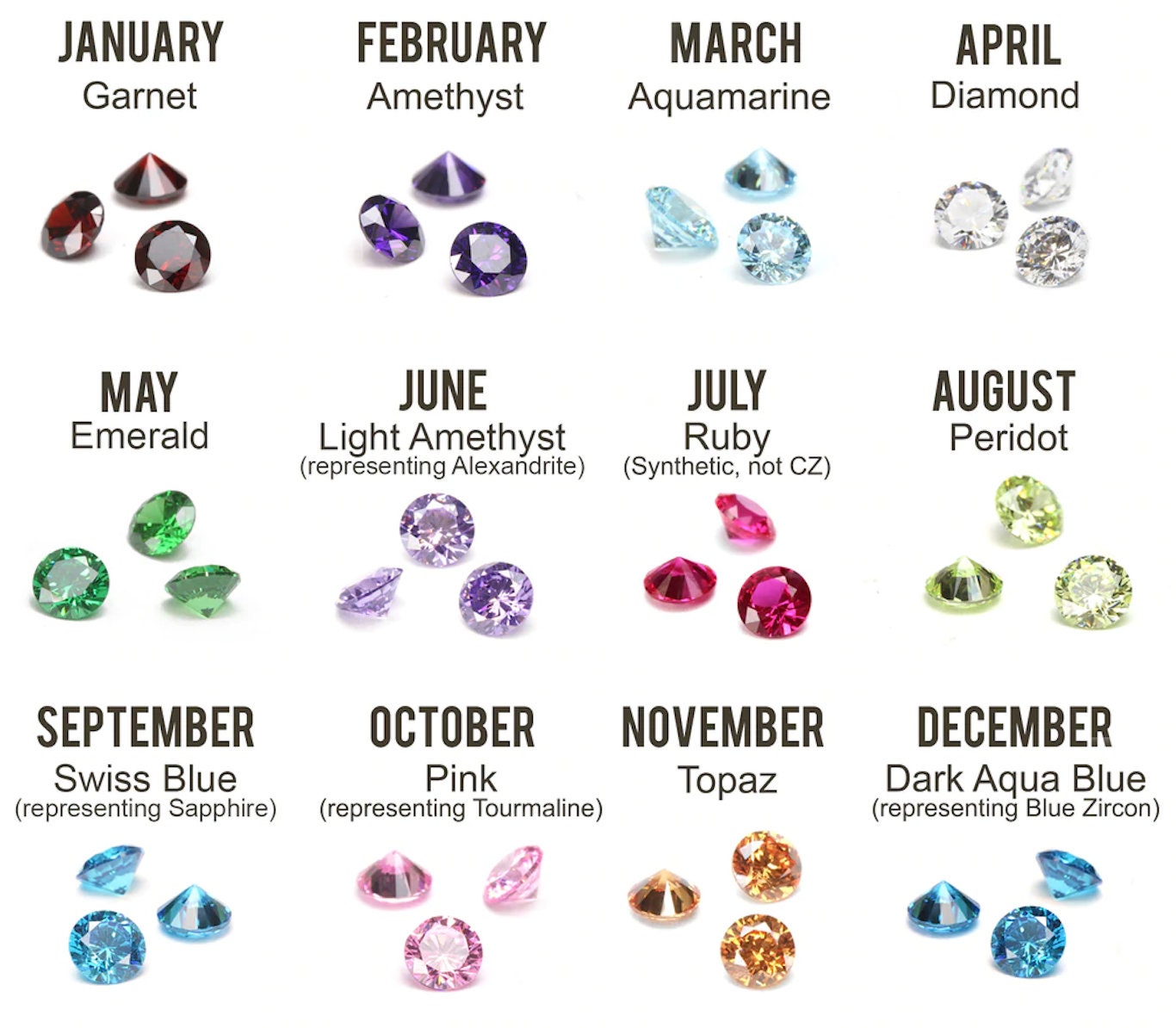 Birthstone Stacking Ring | Personalized Birth Month | Best Friend Birthday | Stackable Birth Stone Ring | Mom Crystal Stack | Valentines Day