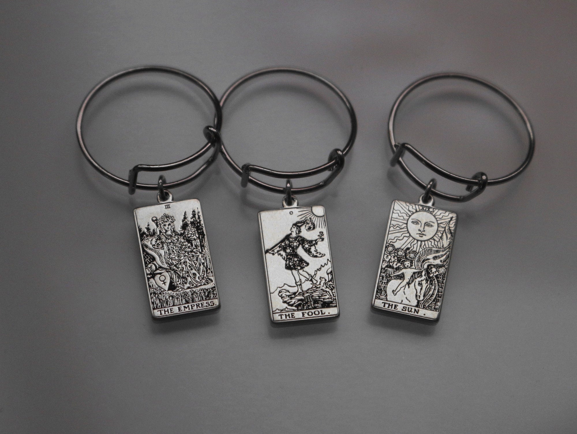 Tarot Card Dangle Ring | Best Friend Gift | Tarot Jewelry | Statement Ring | Celestial Mystic Jewelry | Goth Friendship Ring | Occult Ring