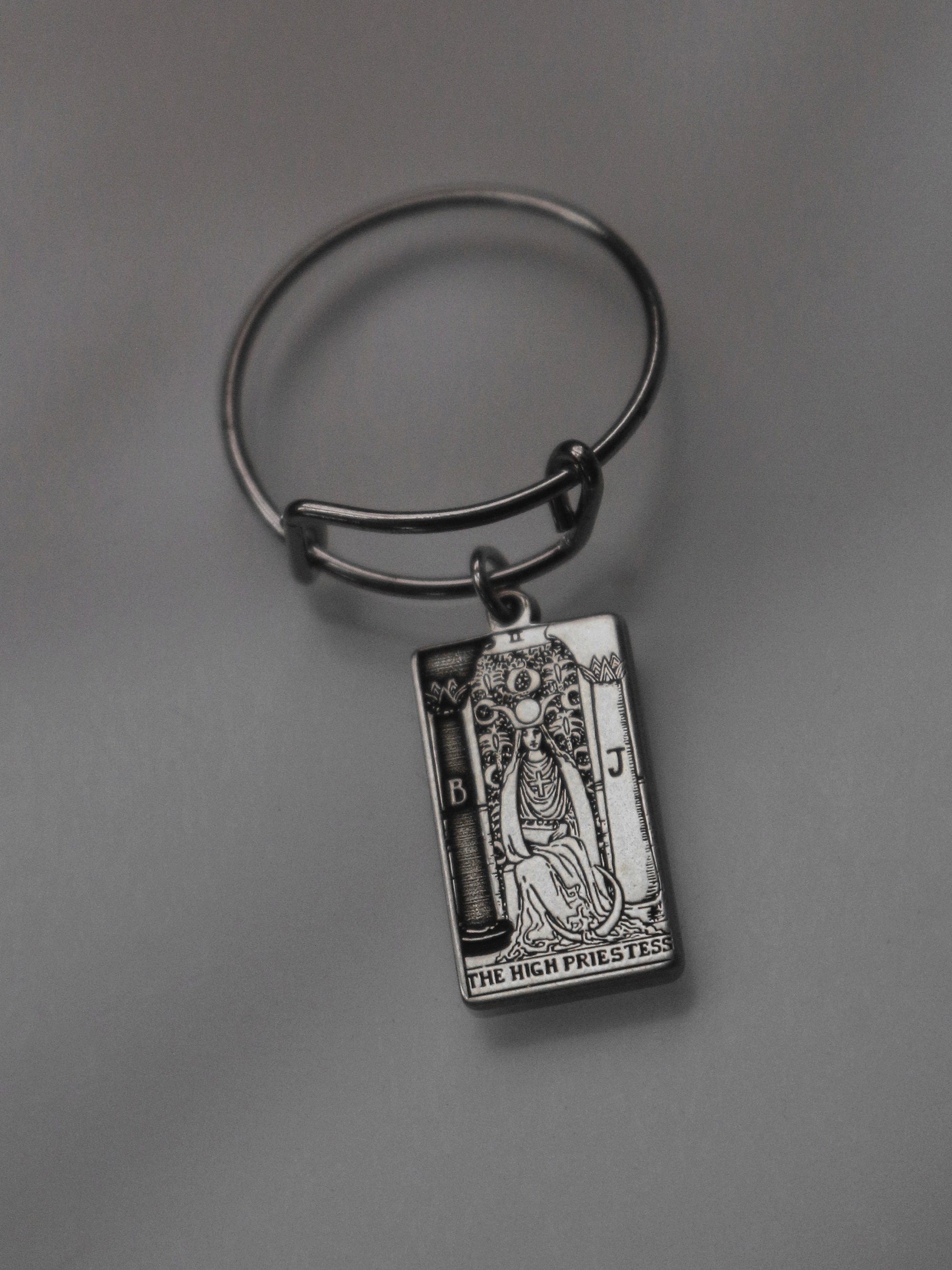 Tarot Card Dangle Ring | Best Friend Gift | Tarot Jewelry | Statement Ring | Celestial Mystic Jewelry | Goth Friendship Ring | Occult Ring