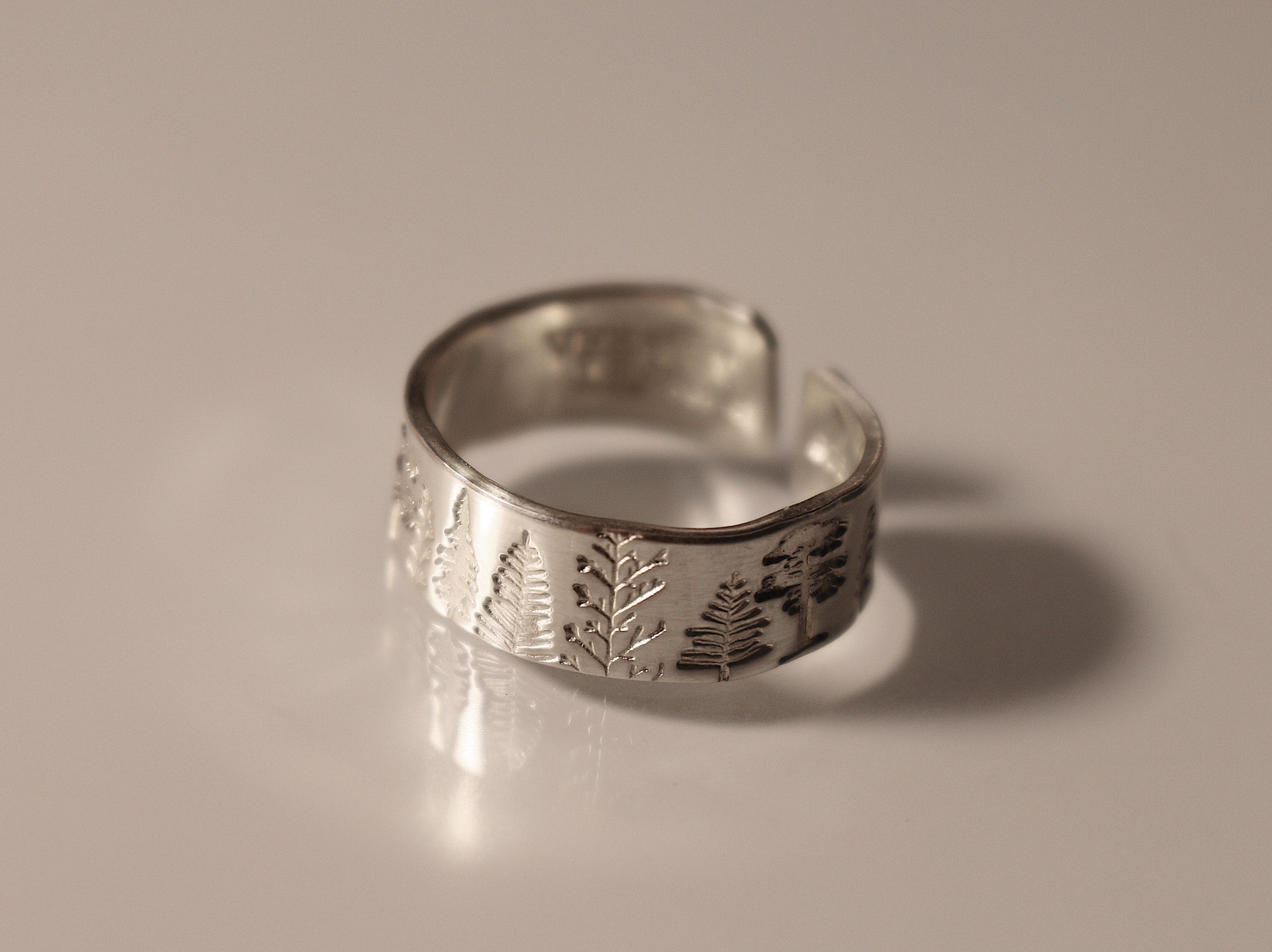 Forest of Trees Stacking Ring | Pine Tree Ring | Gift for Hiker | Rings for Nature Lovers | Evergreen Tree Ring | Cedar Tree Ring