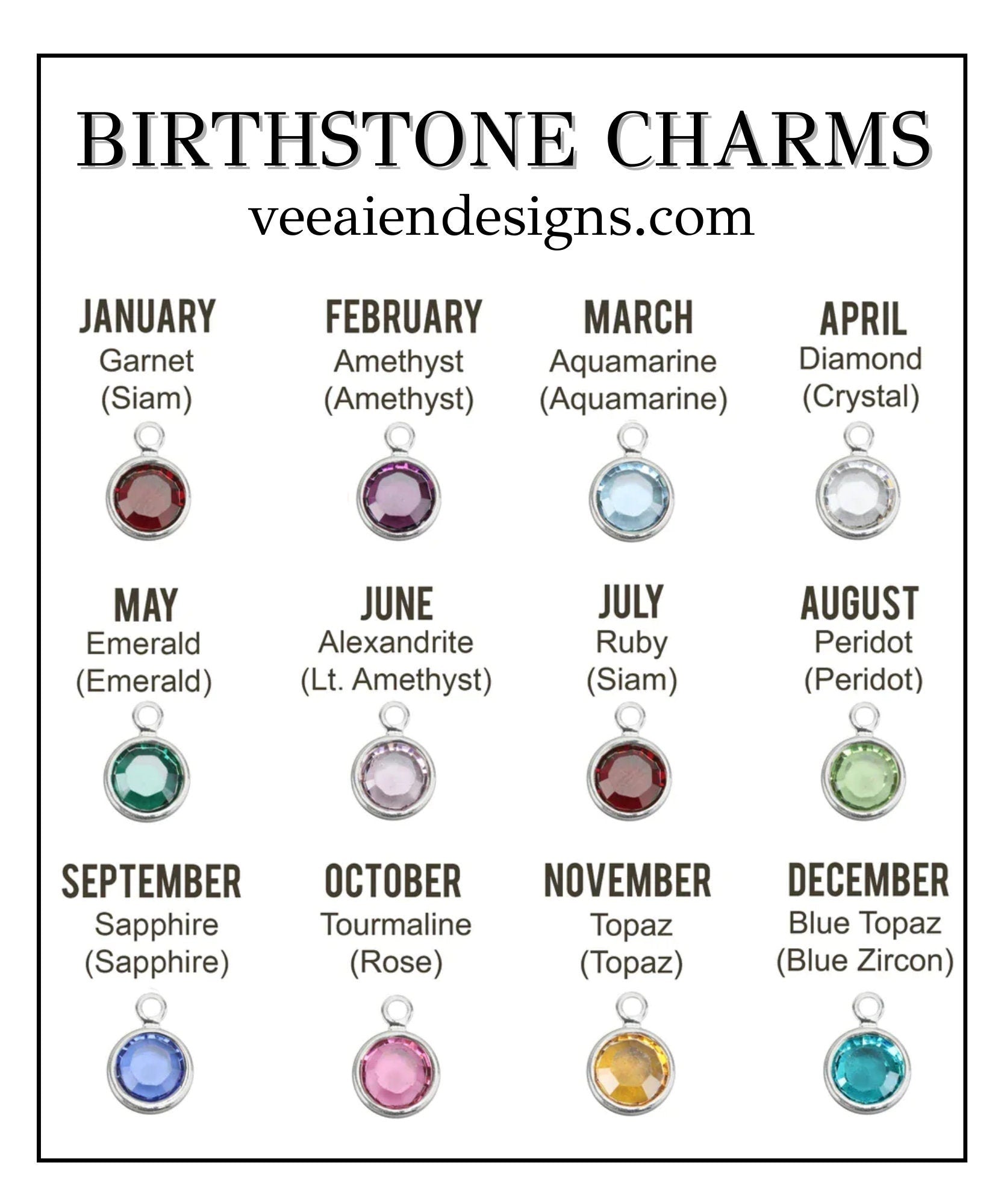 22 CARDS: Dainty Birthstone Tarot Card Sterling Silver Necklace | Best Friend Birthday Gift | Tarot Card Necklace | Celestial Mystic Jewelry