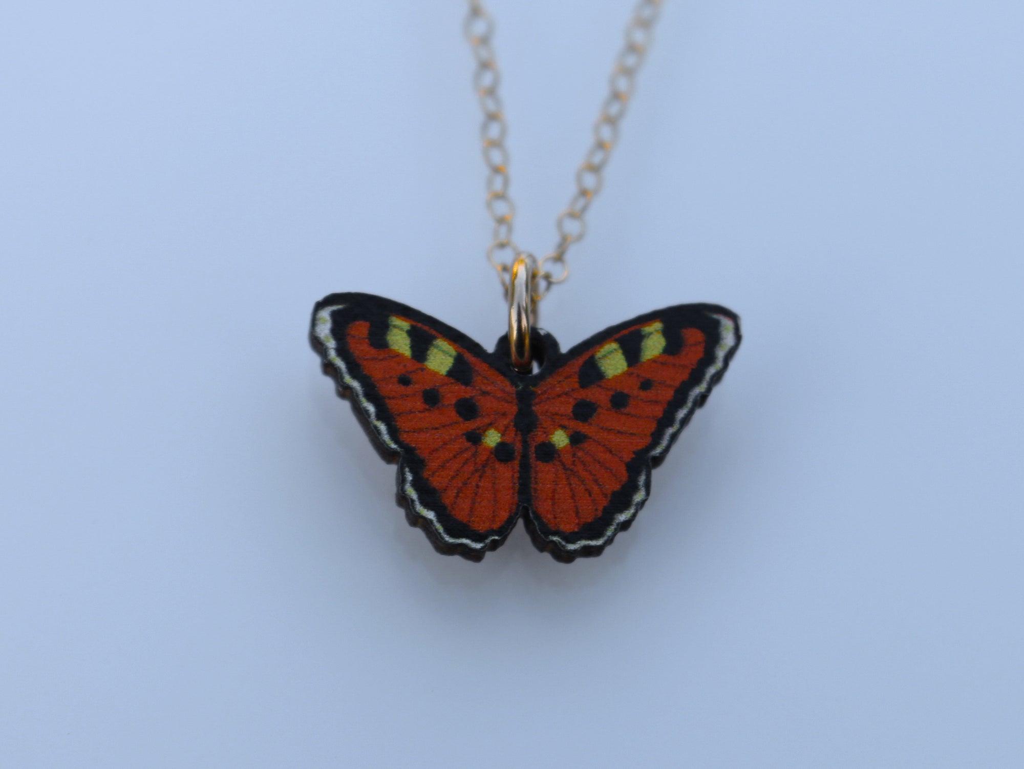 6 STYLES: Wood Butterfly Necklace