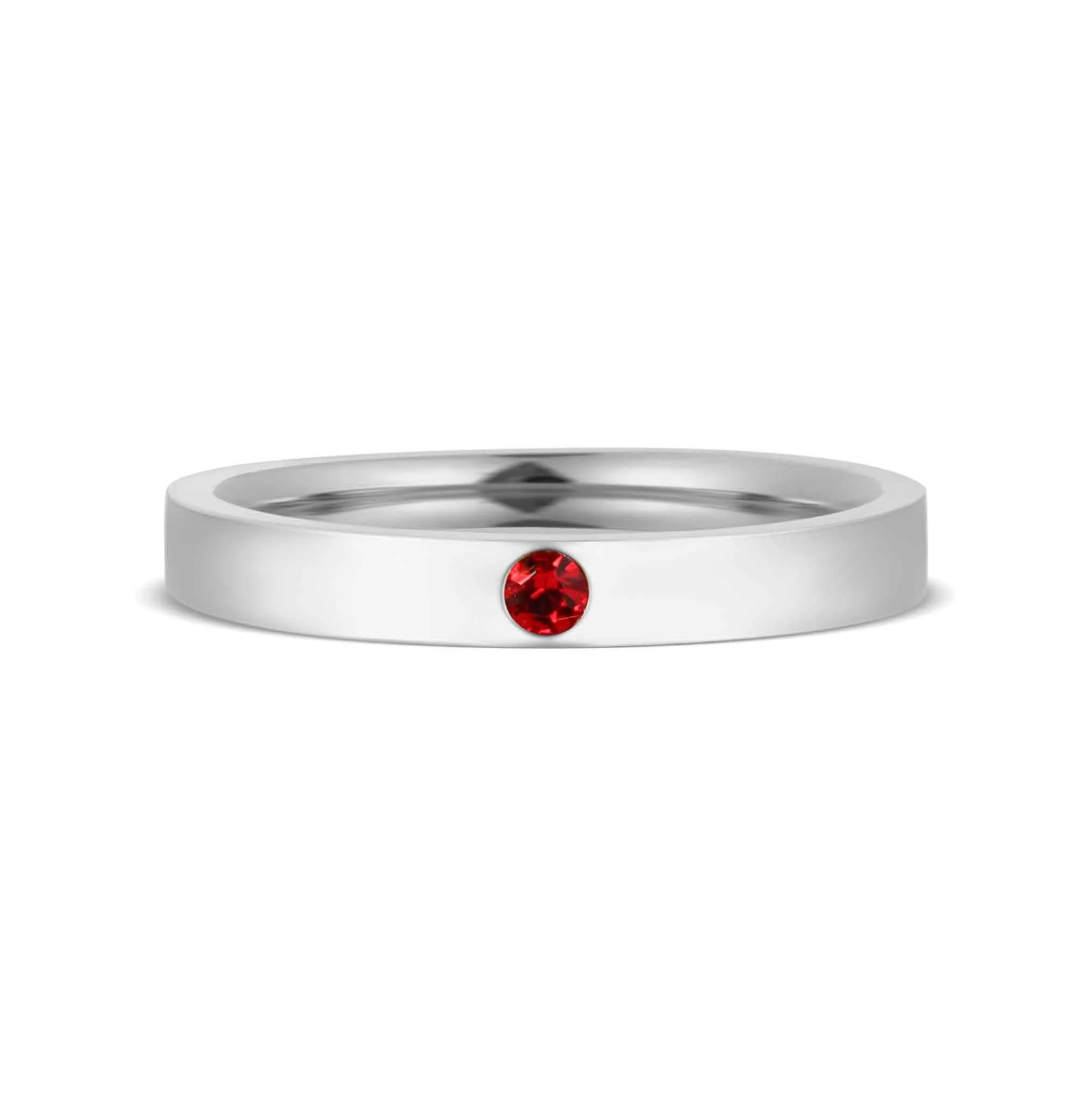 July Birthstone Ring - Band Style