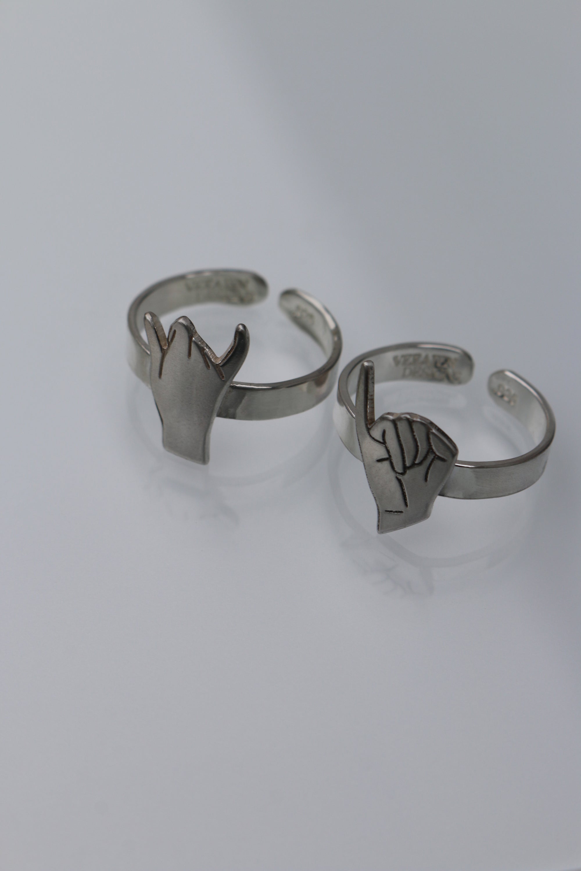 Pinky Swear Hands Ring Set