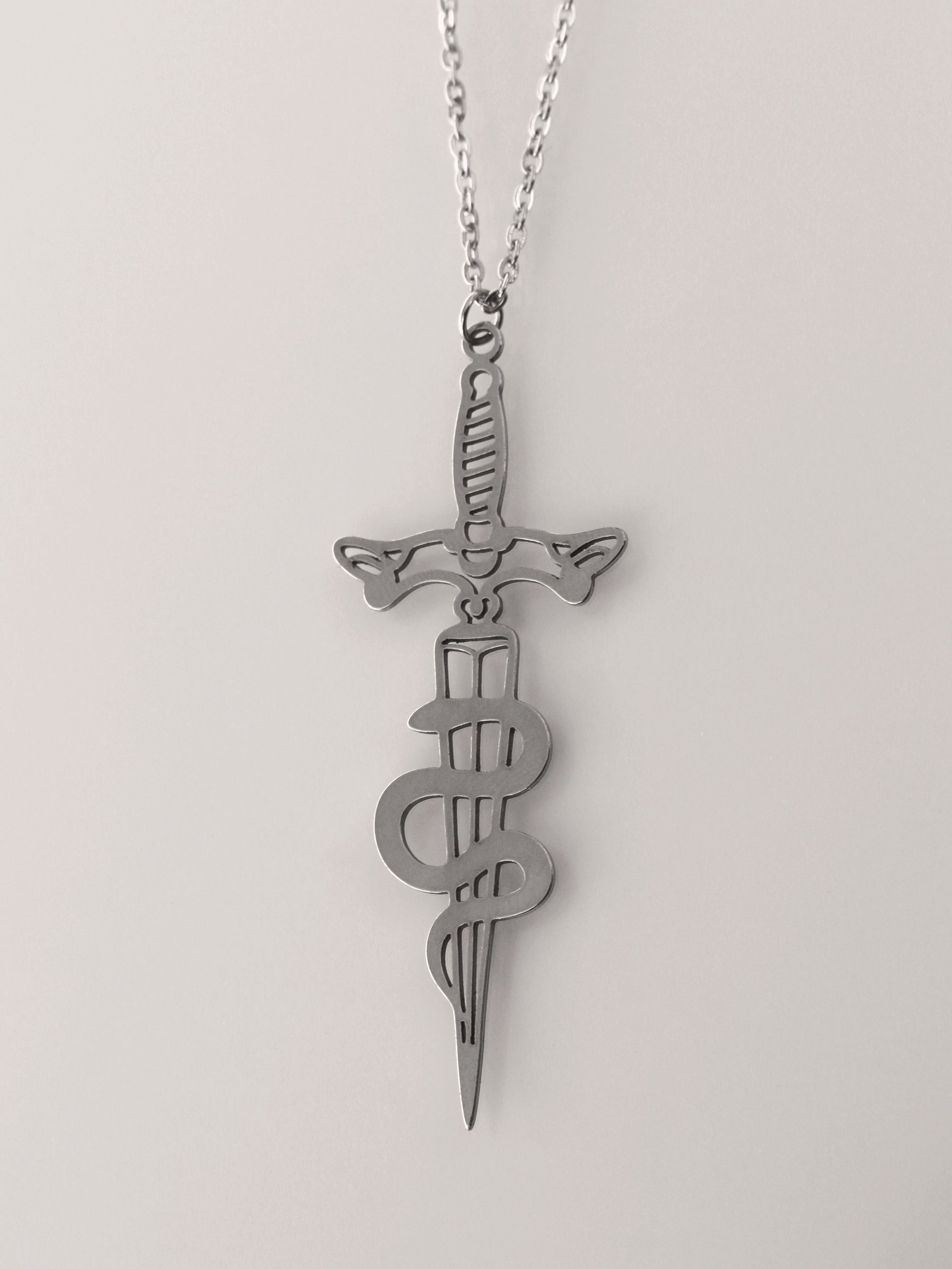Serpent Sword Necklace