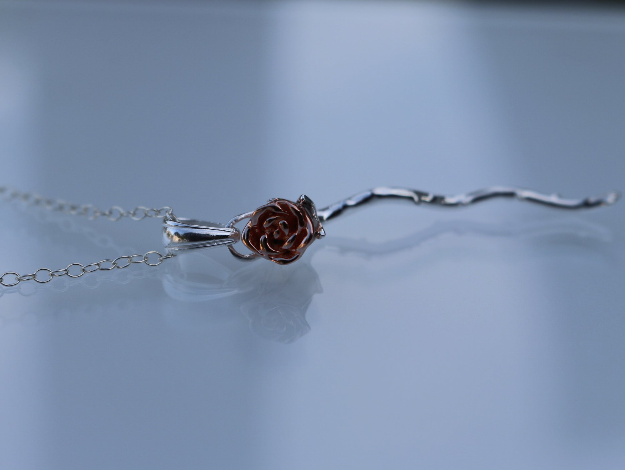 Single Rose Necklace