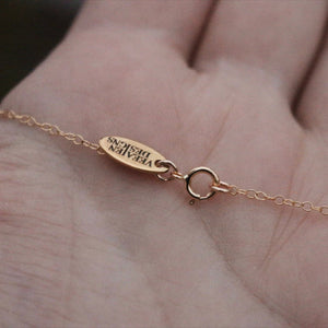 14K Gold Filled Large Letter Necklace | Big Initial Necklace | Sideways Initial | Oversized Name | Monogram Statement Layering Necklace