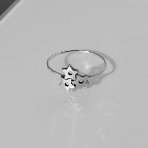 Pastina Pasta Ring | Stelline Ring | Unique Jewelry | Favorite Pasta Ring | Pasta Lover Best Friend Gift | Italian Stelline Pasta Jewelry