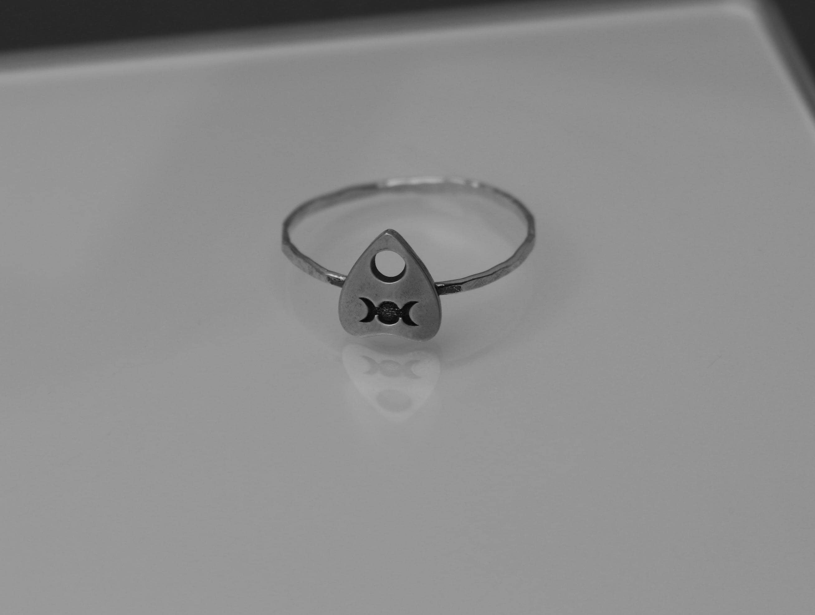 Planchette Ring | Talking Spirit Board | Ouija Jewelry | Witchcraft Occult | Mystic Pagan Jewelry | Wiccan Ring | Witchcore Jewelry