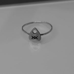 Planchette Ring | Talking Spirit Board | Ouija Jewelry | Witchcraft Occult | Mystic Pagan Jewelry | Wiccan Ring | Witchcore Jewelry