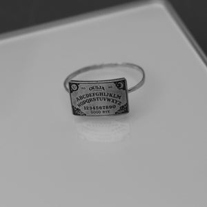 Ouija Board Ring | Talking Spirit Board | Ouija Jewelry | Witchcraft Occult | Mystic Pagan Jewelry | Wiccan Ring | Witchcore Jewelry