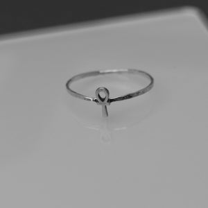 Dainty Ankh Ring | Best Friend Birthday Gift | Egyptian Ankh | Power of Life Symbol | Protection Ankh Jewelry | Mystic Pagan Talisman
