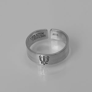 Neptune Alchemy Symbol Ring | Spirituality Intuition Jewelry | Dreamy Empathy Gift | Esoteric Psychic Jewelry | Compassion Artistry Creative