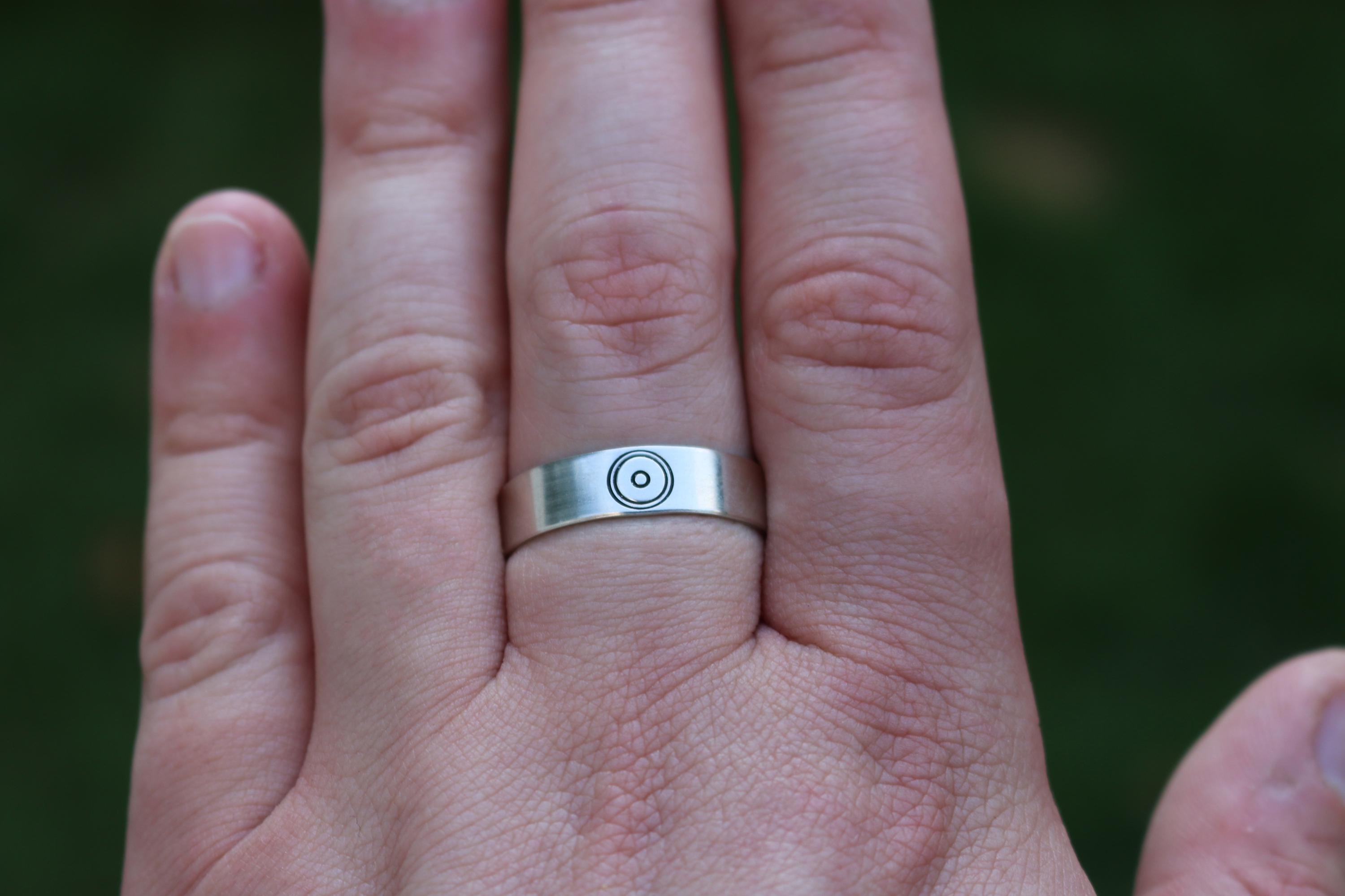 Sun Alchemy Symbol Ring | Vitality Confidence Jewelry | Growth Inner Light | Self-Expression Symbol | Energy Leadership | Esoteric Cosmic