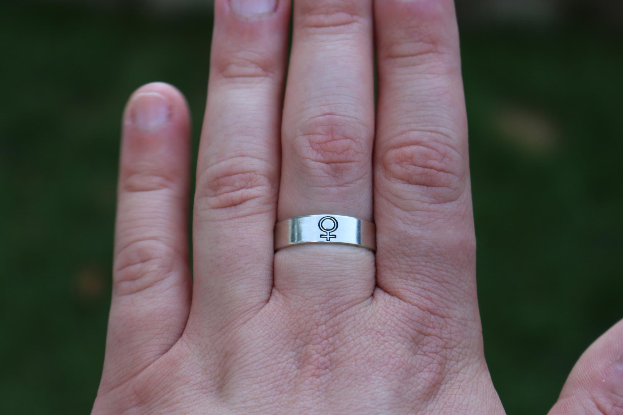 Venus Alchemy Symbol Ring | Love Harmony Jewelry | Beauty Attraction Gift | Self Love Beauty and Artistry Ring | Esoteric Cosmic Jewelry