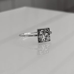 Vintage Halloween Ring | Halloween Jewelry Gift | Cute Ghost Dachshund Ring | Ghost Dog | Trendy Retro Halloween Ring | Nostalgic Halloween