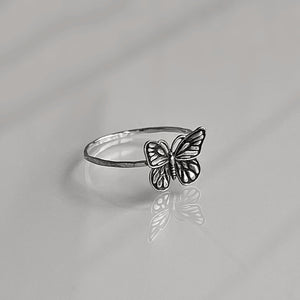 Butterfly Ring | Dainty Butterfly Jewelry | Minimalist Delicate Nature Ring | Whimsical Cottagecore Gift for Her | Symbol of Transformation