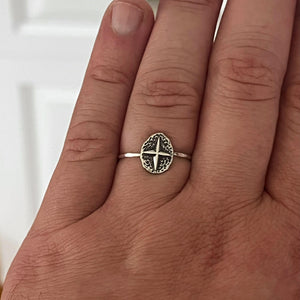 North Star Ring | Celestial Star Stacking Ring | Dainty Polaris Jewelry | Guiding Star Gift for Her | Minimalist & Witchy Style Ring