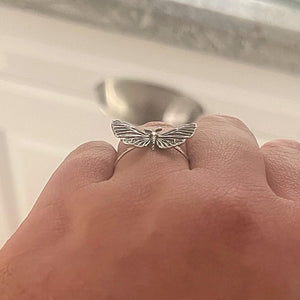 Butterfly Statement Ring | Large Butterfly Jewelry | Intricate Detail Ring | Whimsical Cottagecore Gift for Her | Bold Unique Insect Jewelry