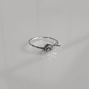 Snail Stacking Ring | Dainty Woodland Jewelry | Cottagecore Nature Ring for Gardeners & Snail Lovers | Minimalist Animal Ring | Unique Snail